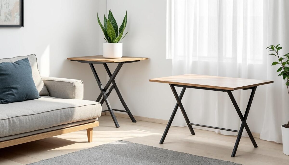découvrez comment optimiser les petits espaces avec une table pliante pratique et fonctionnelle. astuces et conseils pour un aménagement malin qui tient parfaitement dans votre intérieur.